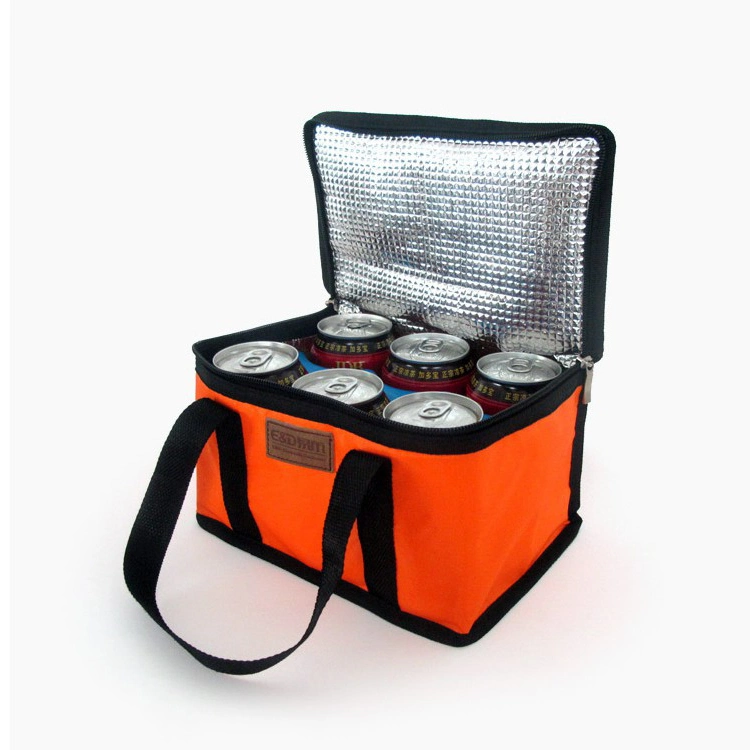 Recycled Non Woven Custom Cooler Reusablle Bag Insulated for Beers Can and Ice