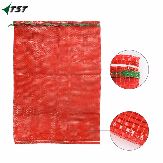 ПП тканые сетчатые мешки на калитке для овощей